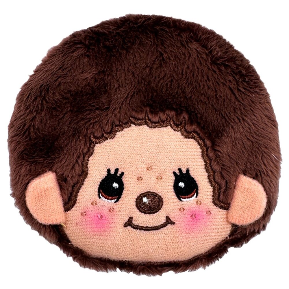 NEW Monchhichi-Kun Face Plush Coin Bag